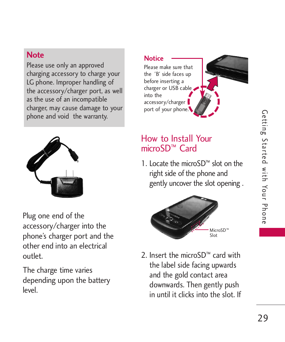 How to install your microsd, How to install your microsd™ card, How to install your microsd | Card | LG UN270 User Manual | Page 31 / 282