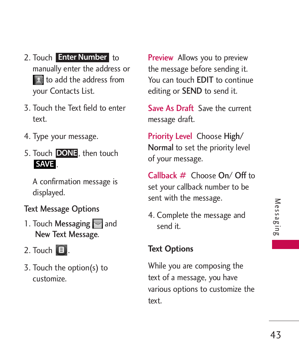 LG UN270 User Manual | Page 45 / 282