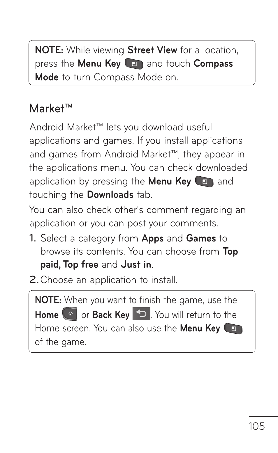 Market | LG LGP504 User Manual | Page 105 / 380