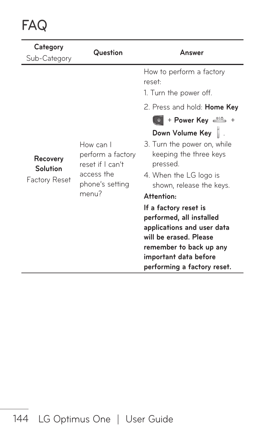 1 lg optimus one | user guide | LG LGP504 User Manual | Page 144 / 380