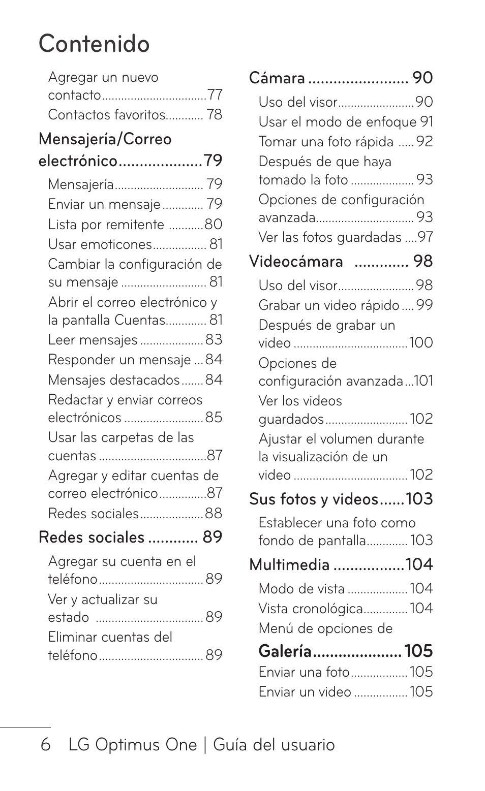 LG LGP504 User Manual | Page 188 / 380