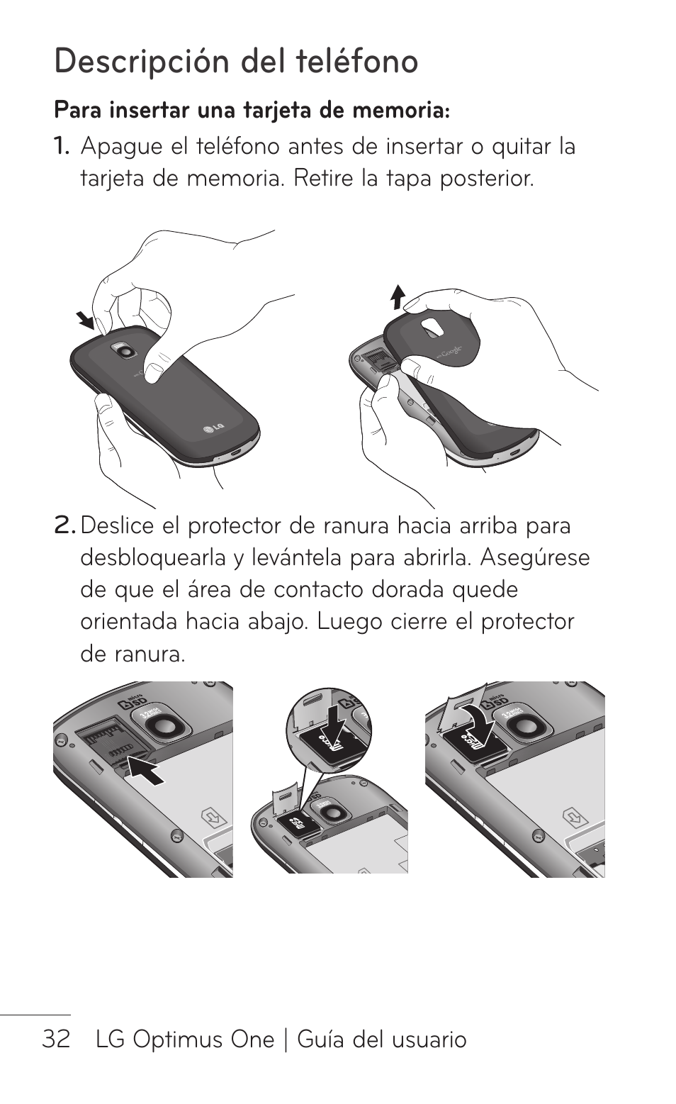 Descripción del teléfono | LG LGP504 User Manual | Page 214 / 380