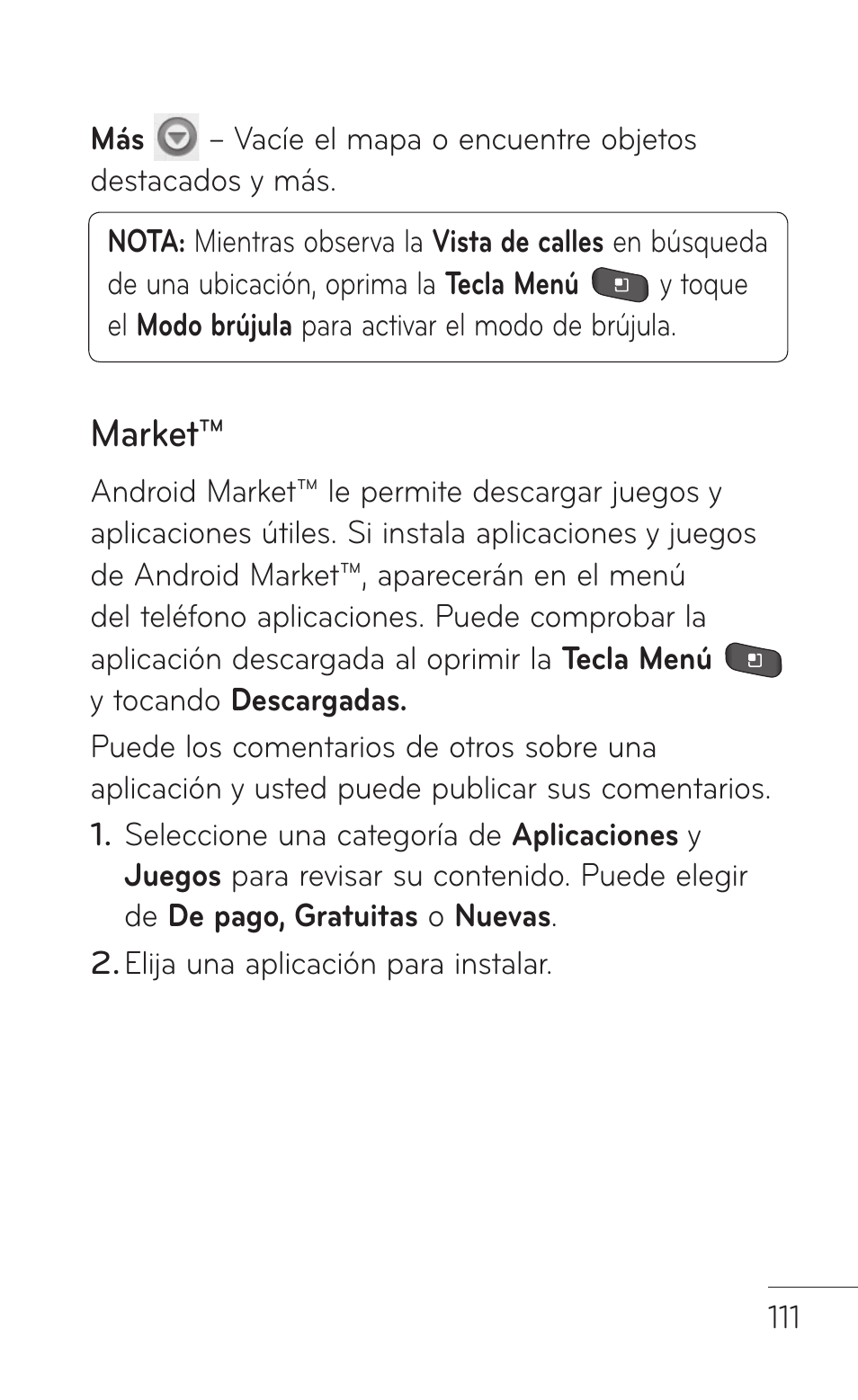 Market | LG LGP504 User Manual | Page 293 / 380