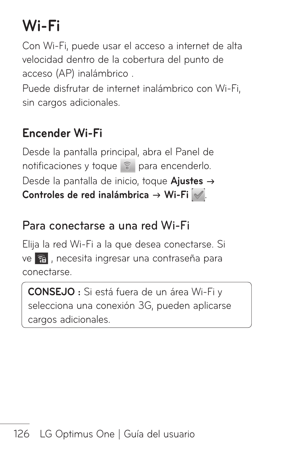 Wi-fi | LG LGP504 User Manual | Page 308 / 380