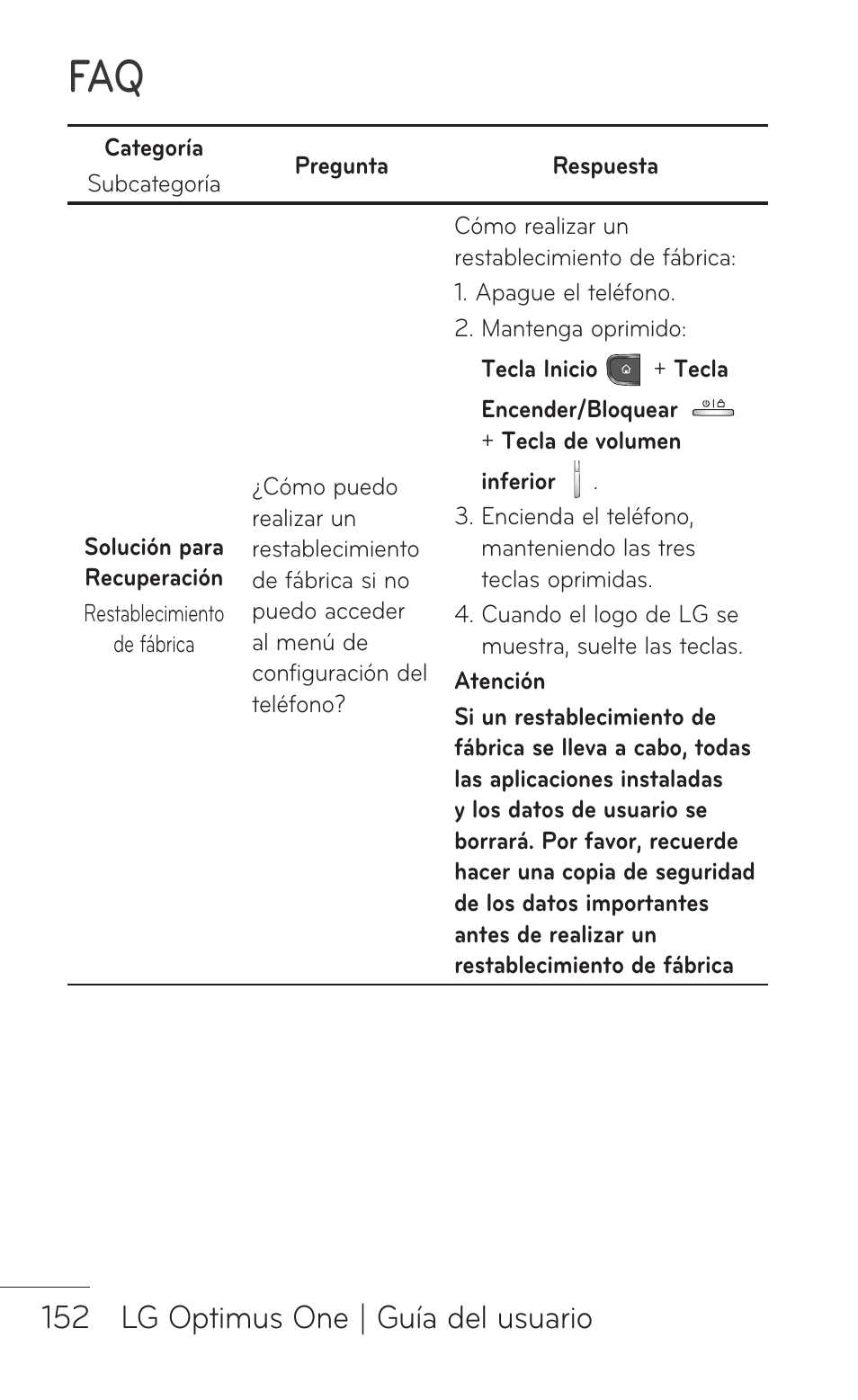 12 lg optimus one | guía del usuario | LG LGP504 User Manual | Page 334 / 380