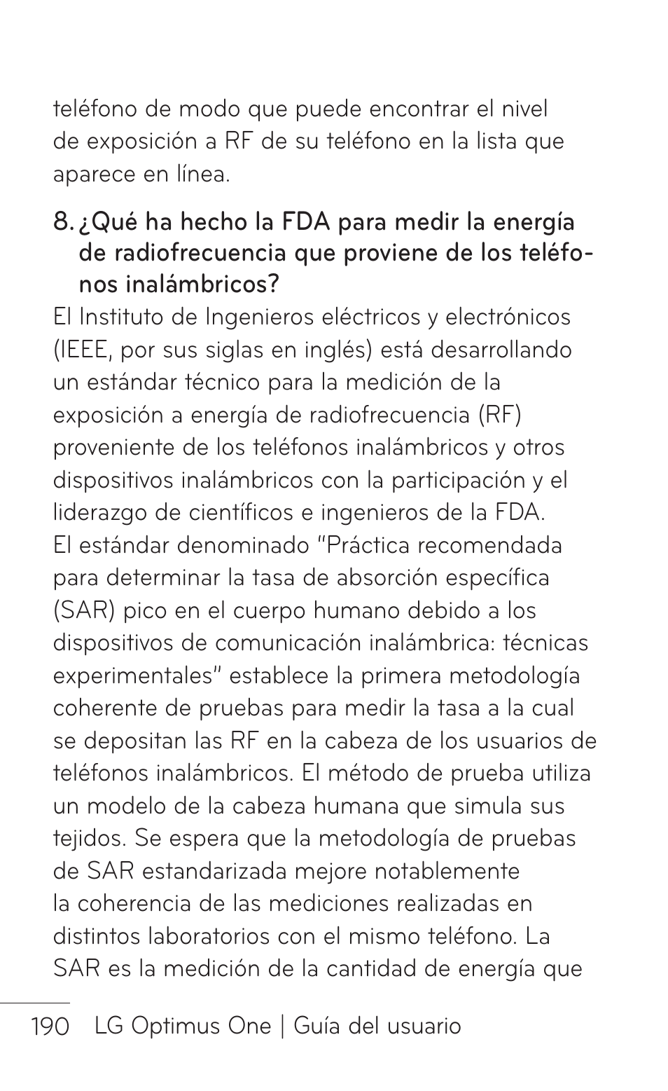 LG LGP504 User Manual | Page 372 / 380