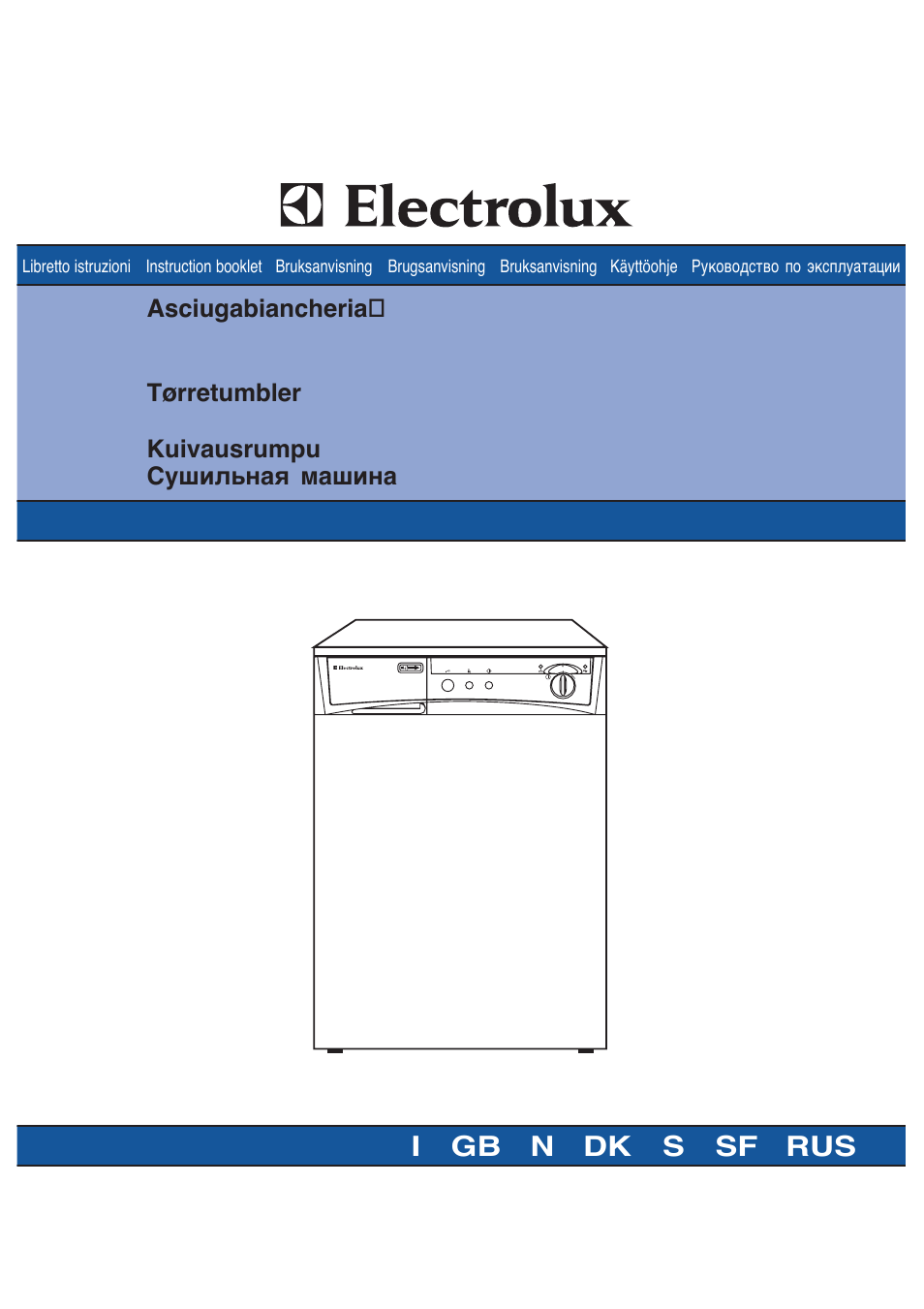 Electrolux EDC 503 M User Manual | 88 pages