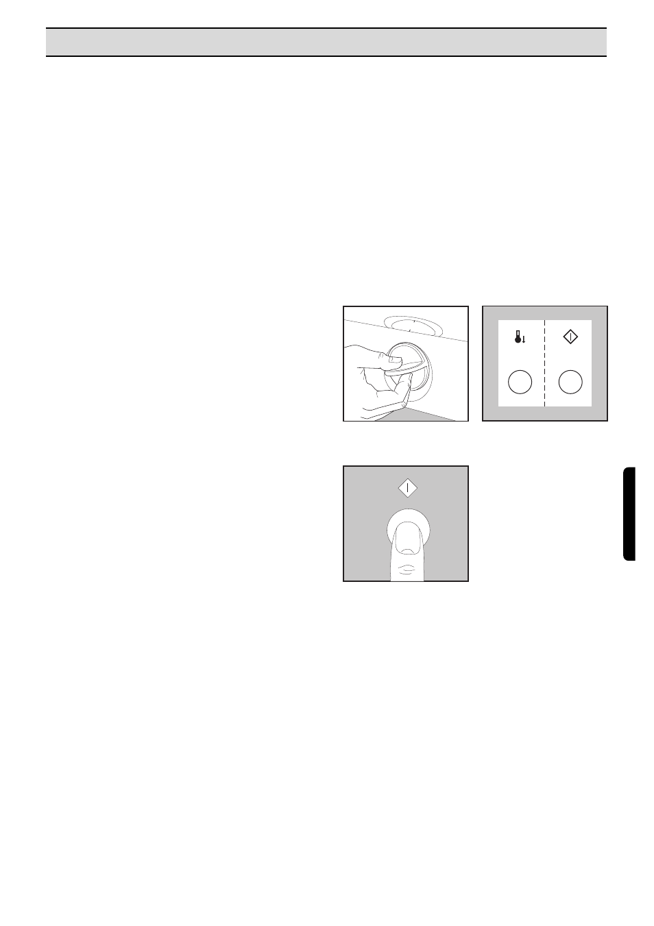 Så här använder du torktumlaren, Innan tumlaren används första gången, Lägg i tvätten | Välj torktid, Avslutad torktid | Electrolux EDC 503 M User Manual | Page 57 / 88