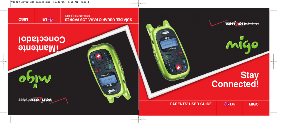 LG VX1000 User Manual | 68 pages