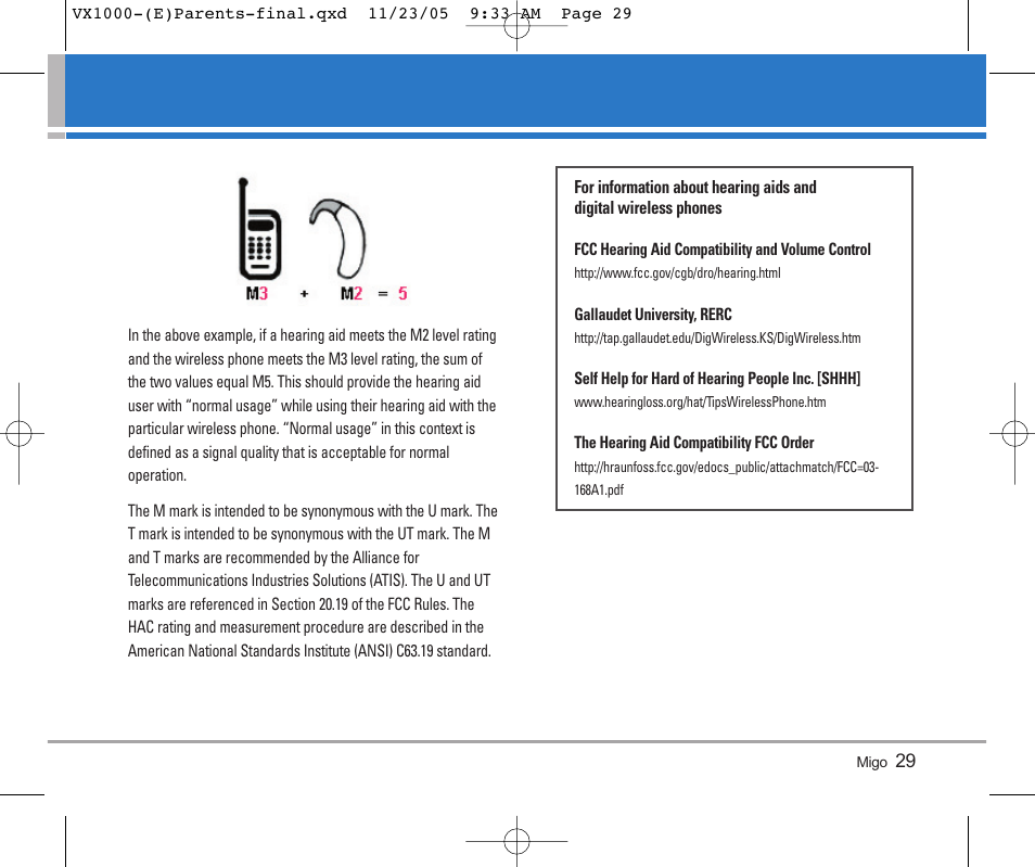 LG VX1000 User Manual | Page 32 / 68