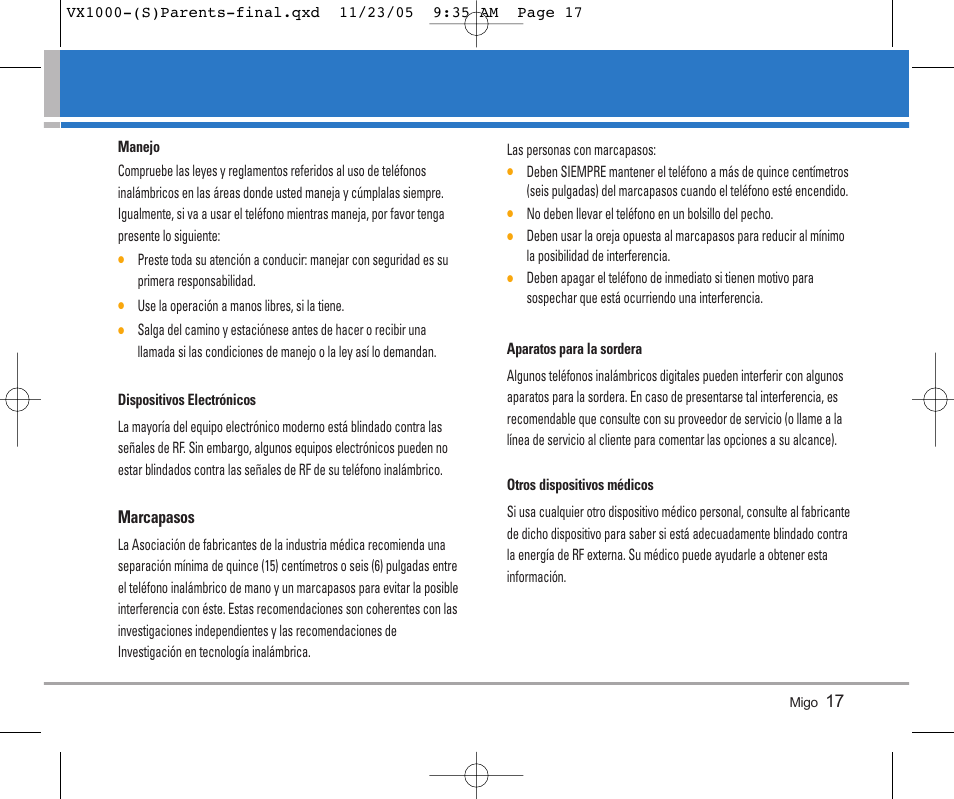 LG VX1000 User Manual | Page 53 / 68