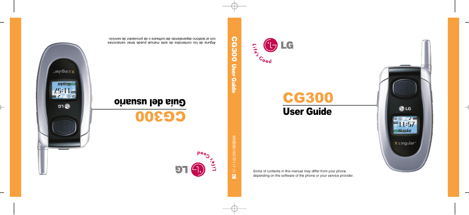 LG CG300 User Manual | 214 pages