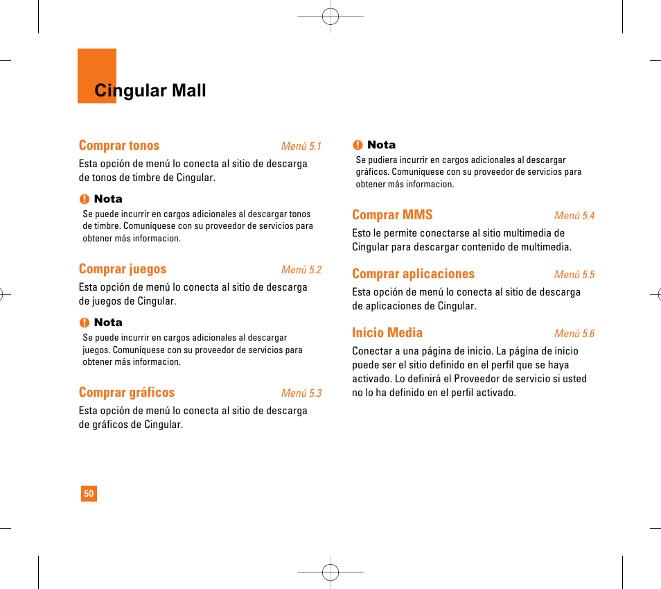 Cingular mall | LG CG300 User Manual | Page 156 / 214