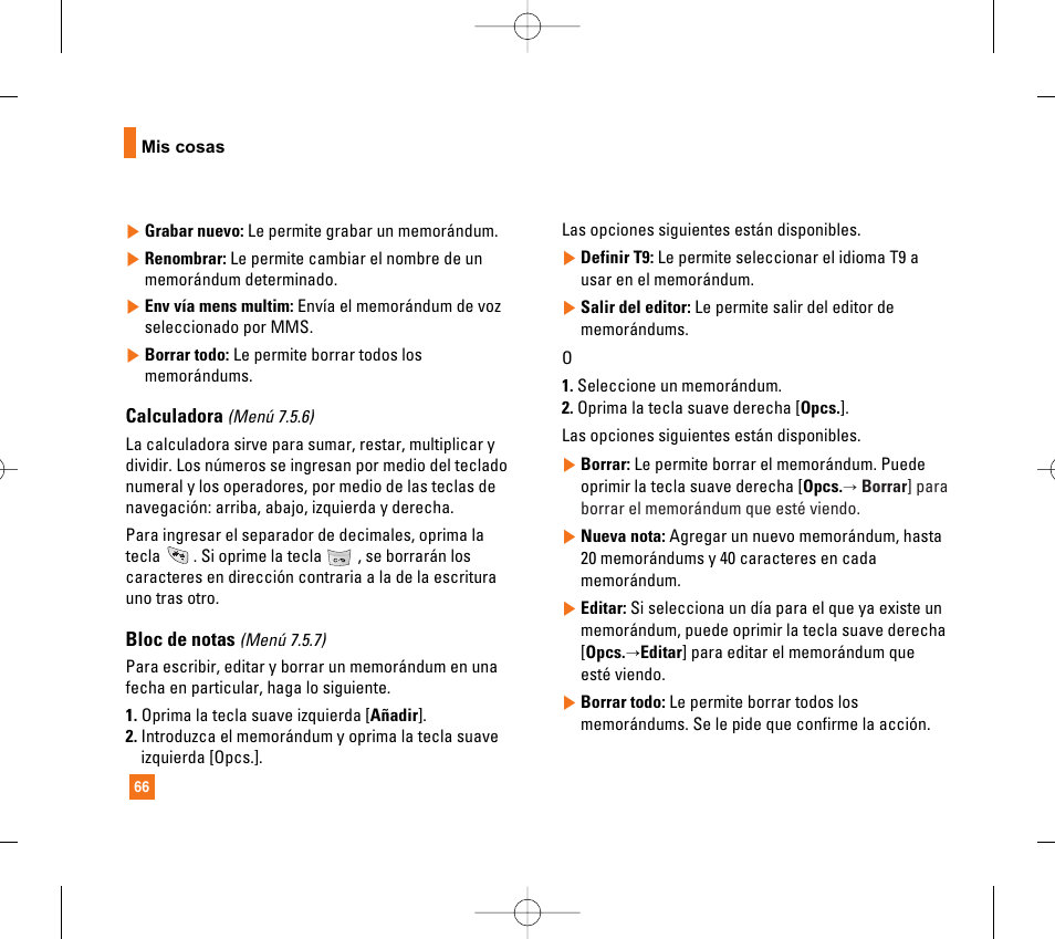 LG CG300 User Manual | Page 172 / 214