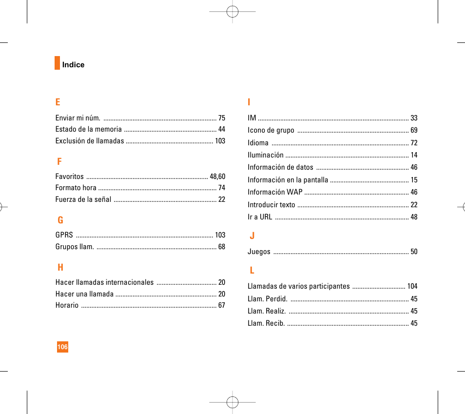 LG CG300 User Manual | Page 212 / 214