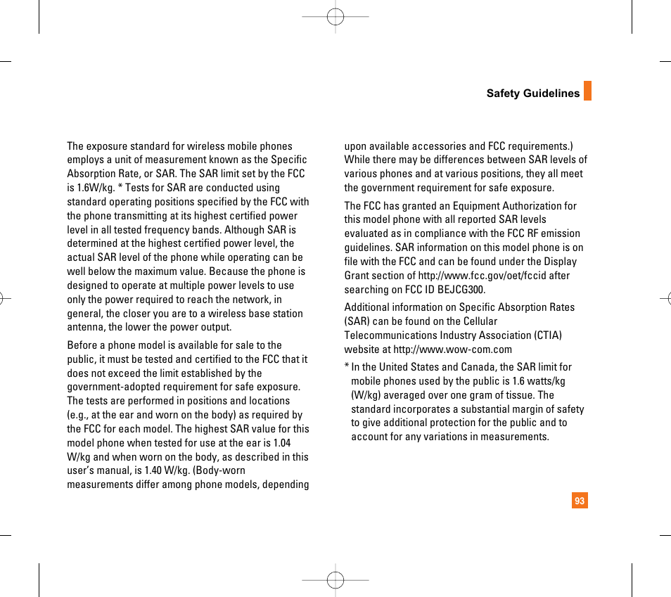 LG CG300 User Manual | Page 97 / 214