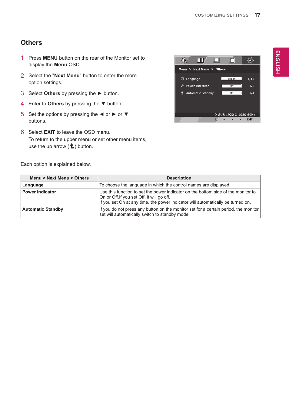 Others | LG 22MP56HQ-P User Manual | Page 17 / 29