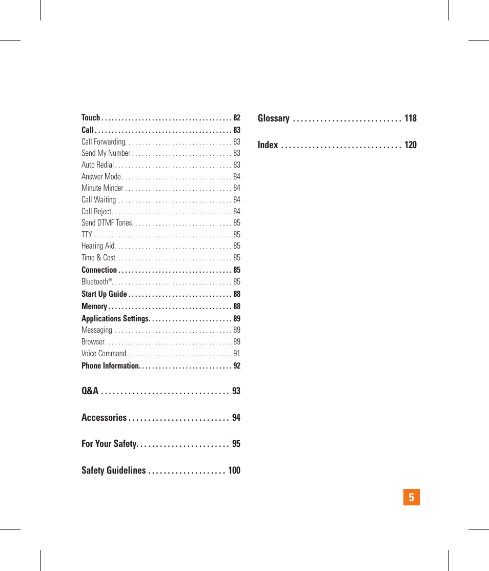 LG GS390GO User Manual | Page 10 / 129