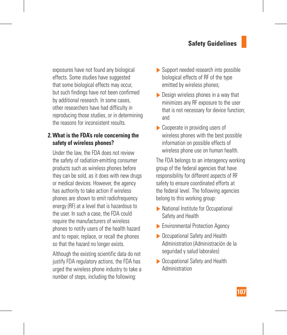 LG GS390GO User Manual | Page 112 / 129