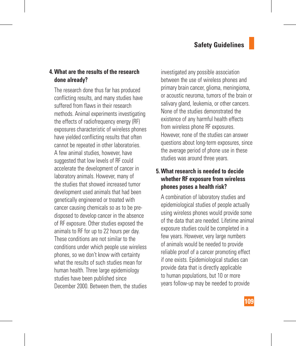 LG GS390GO User Manual | Page 114 / 129