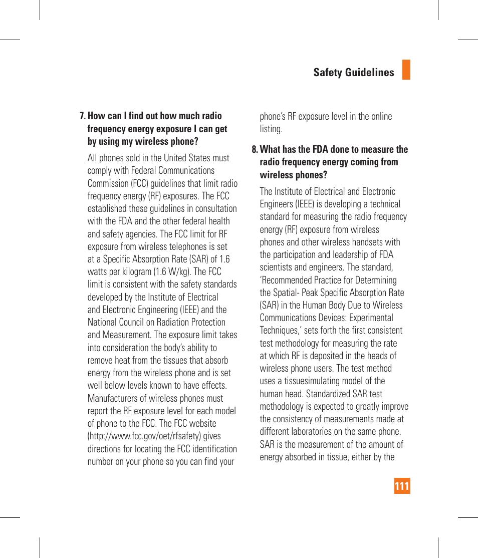 LG GS390GO User Manual | Page 116 / 129