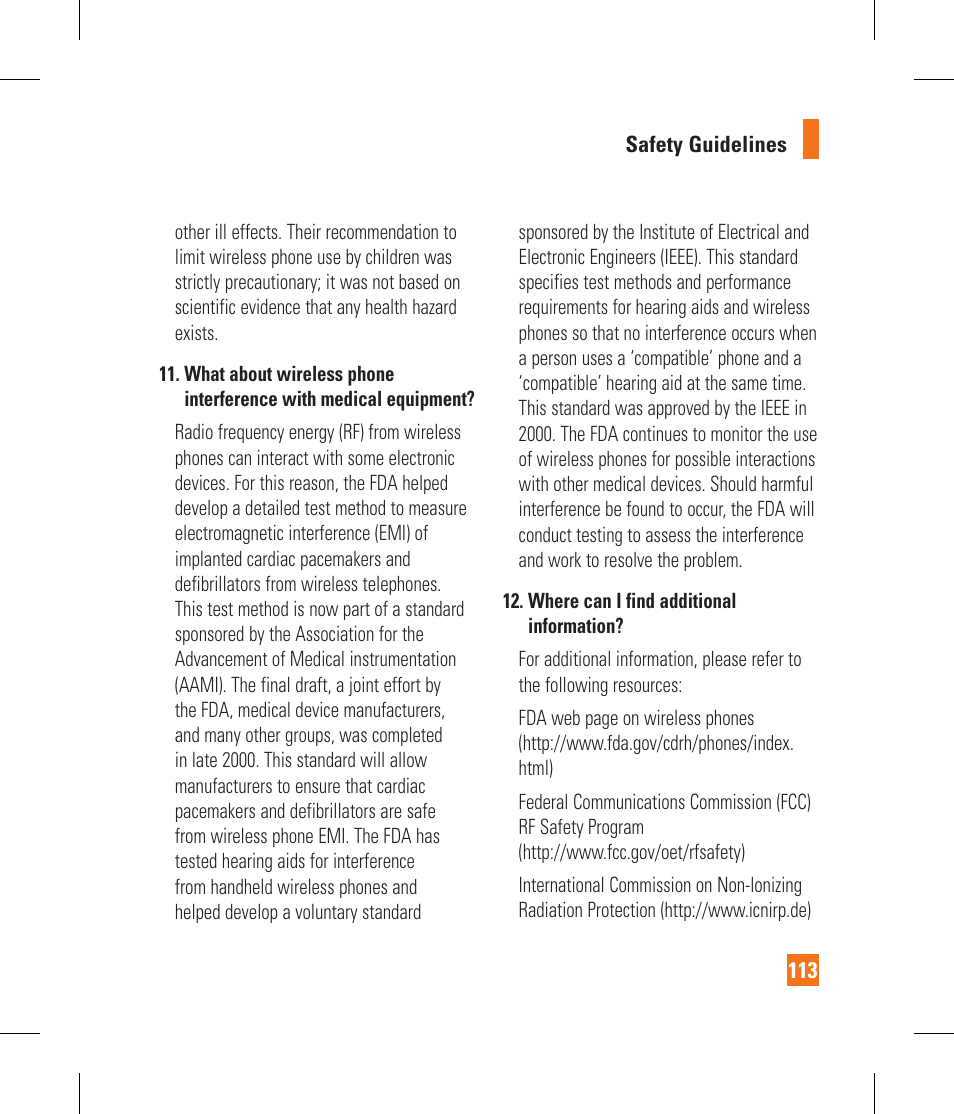 LG GS390GO User Manual | Page 118 / 129