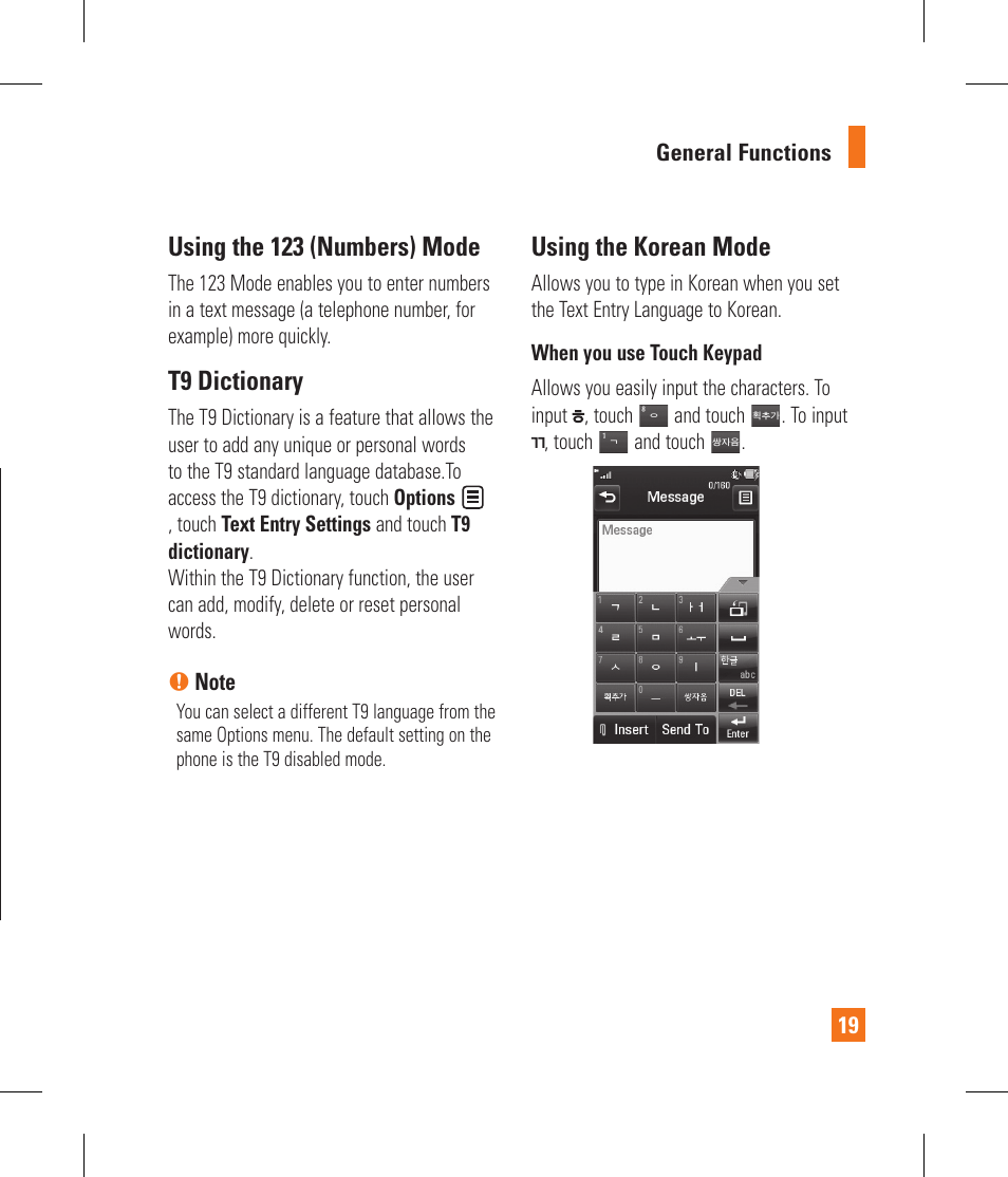 LG GS390GO User Manual | Page 24 / 129