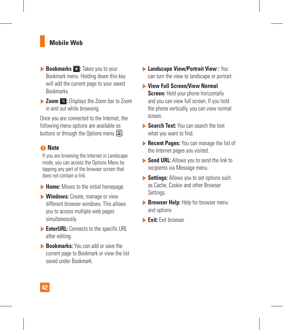 LG GS390GO User Manual | Page 47 / 129