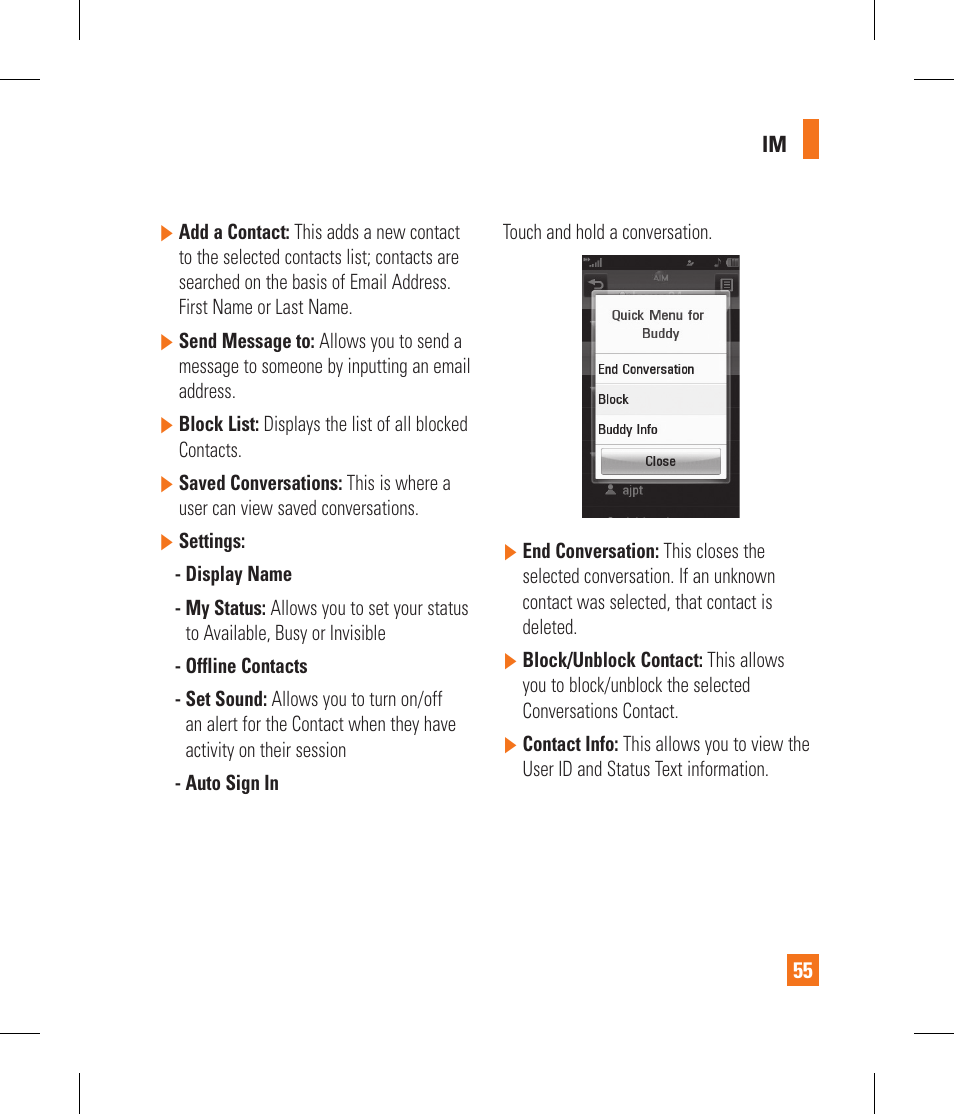 LG GS390GO User Manual | Page 60 / 129