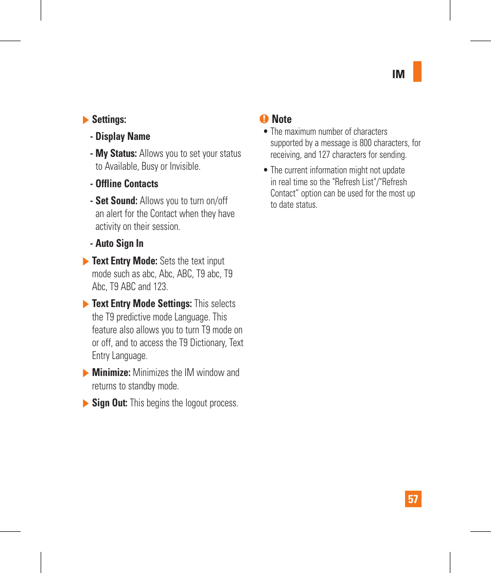 LG GS390GO User Manual | Page 62 / 129