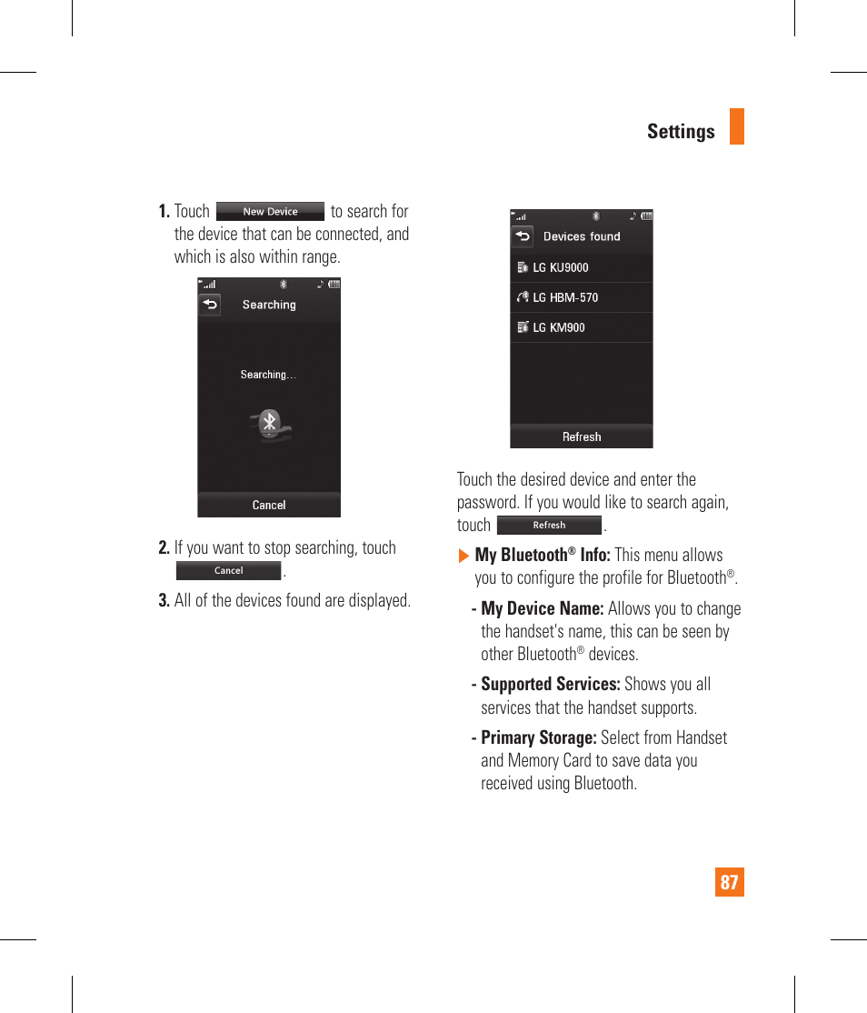 LG GS390GO User Manual | Page 92 / 129