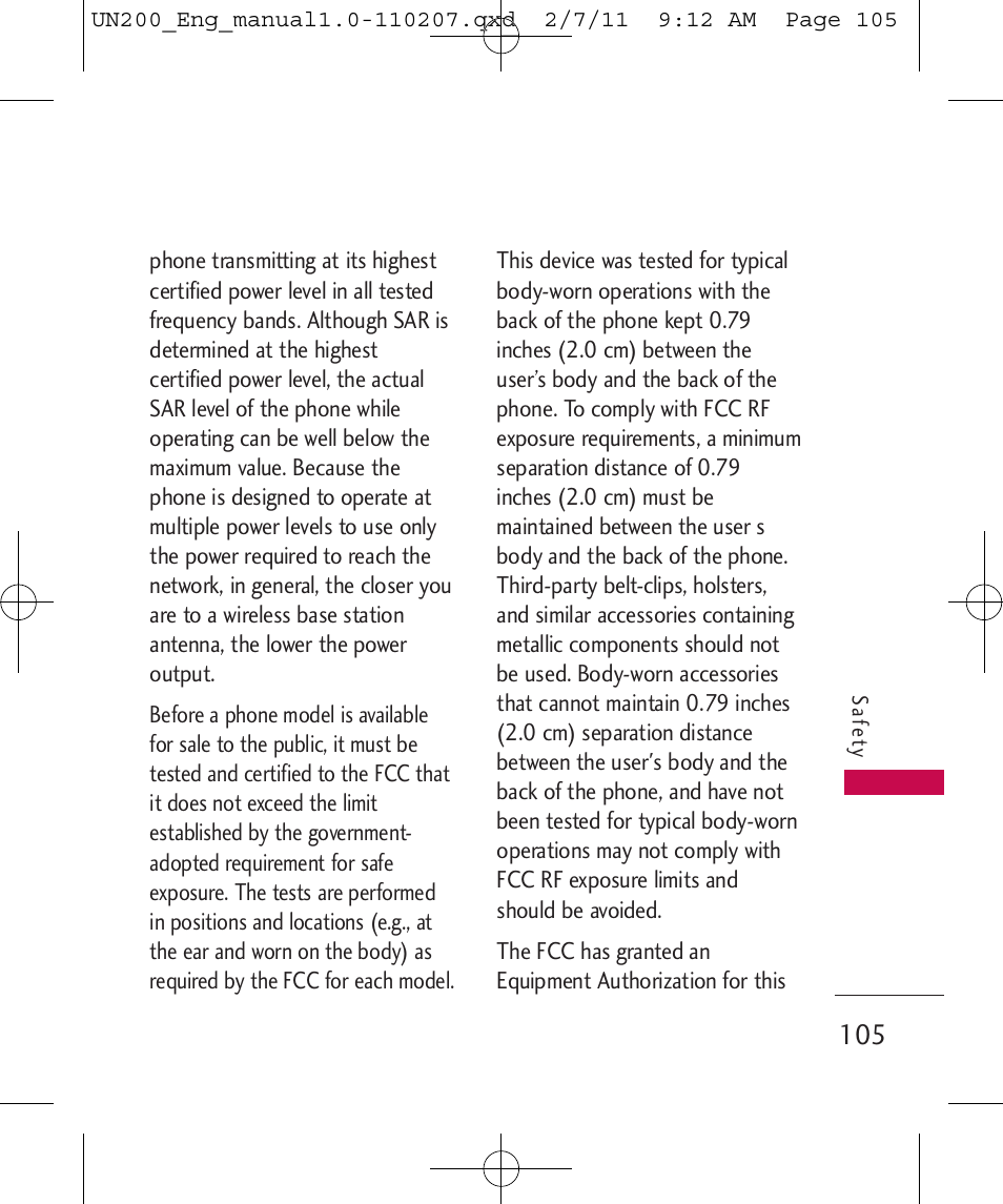 LG UN200 User Manual | Page 105 / 120