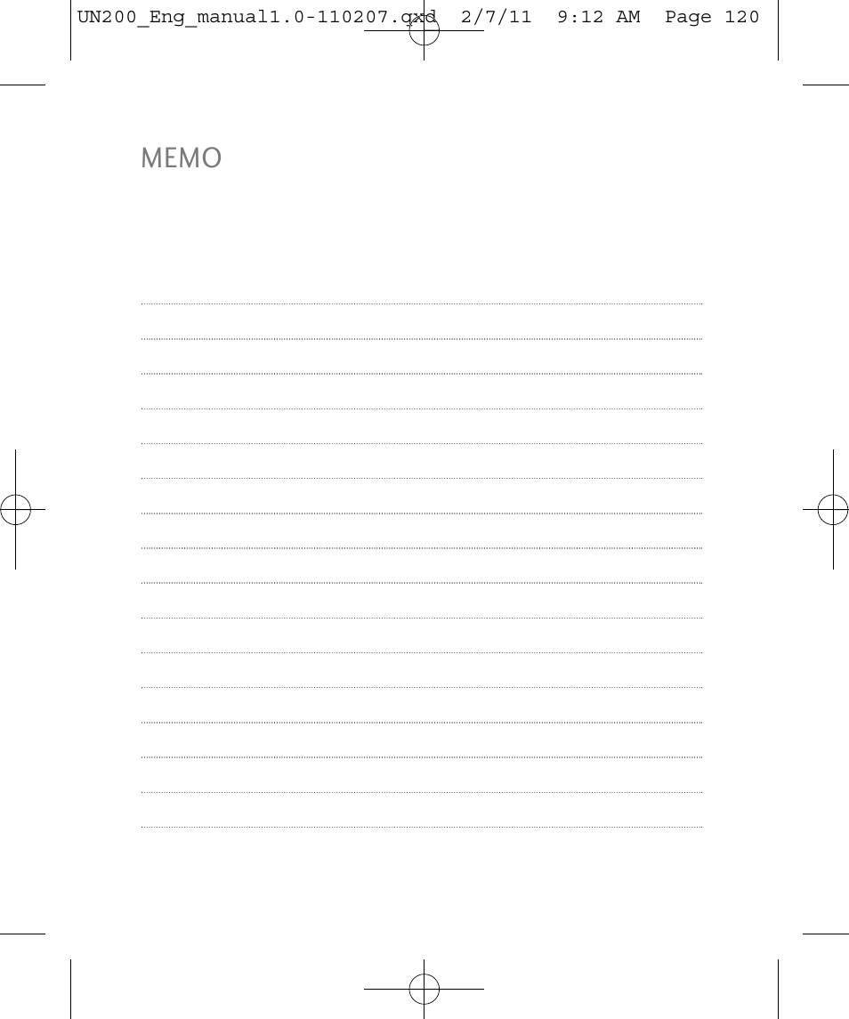 LG UN200 User Manual | Page 120 / 120