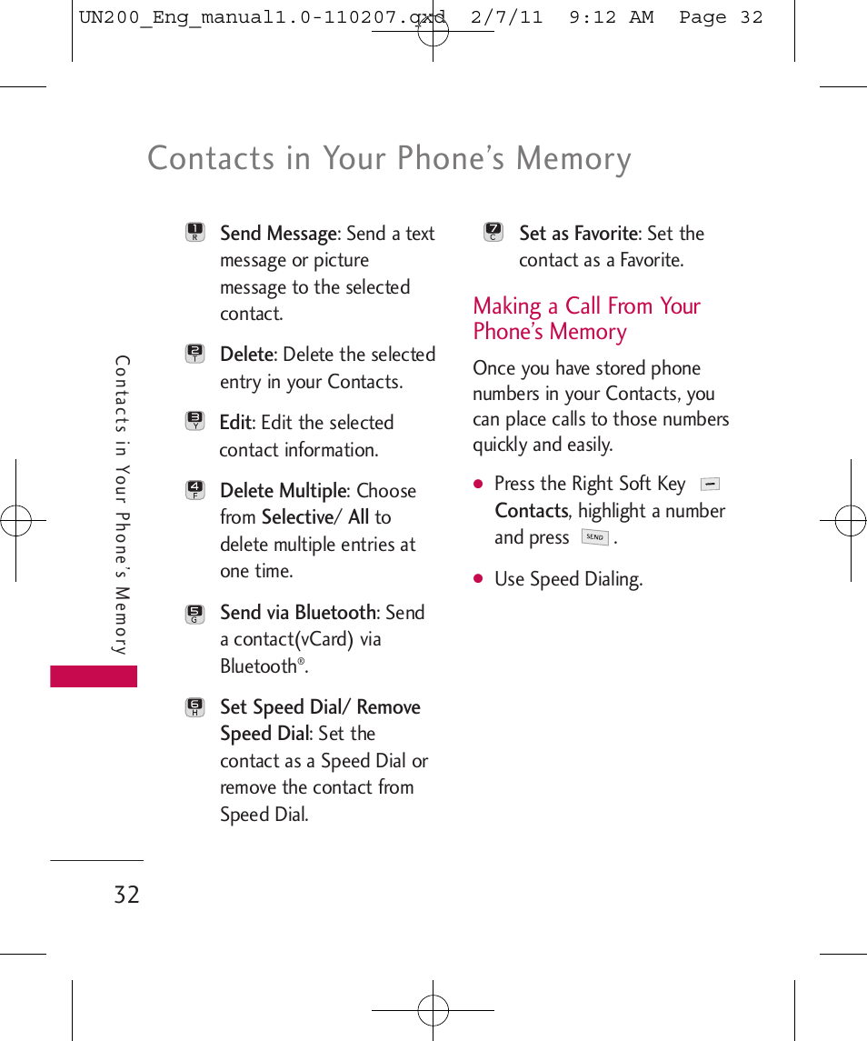 LG UN200 User Manual | Page 32 / 120