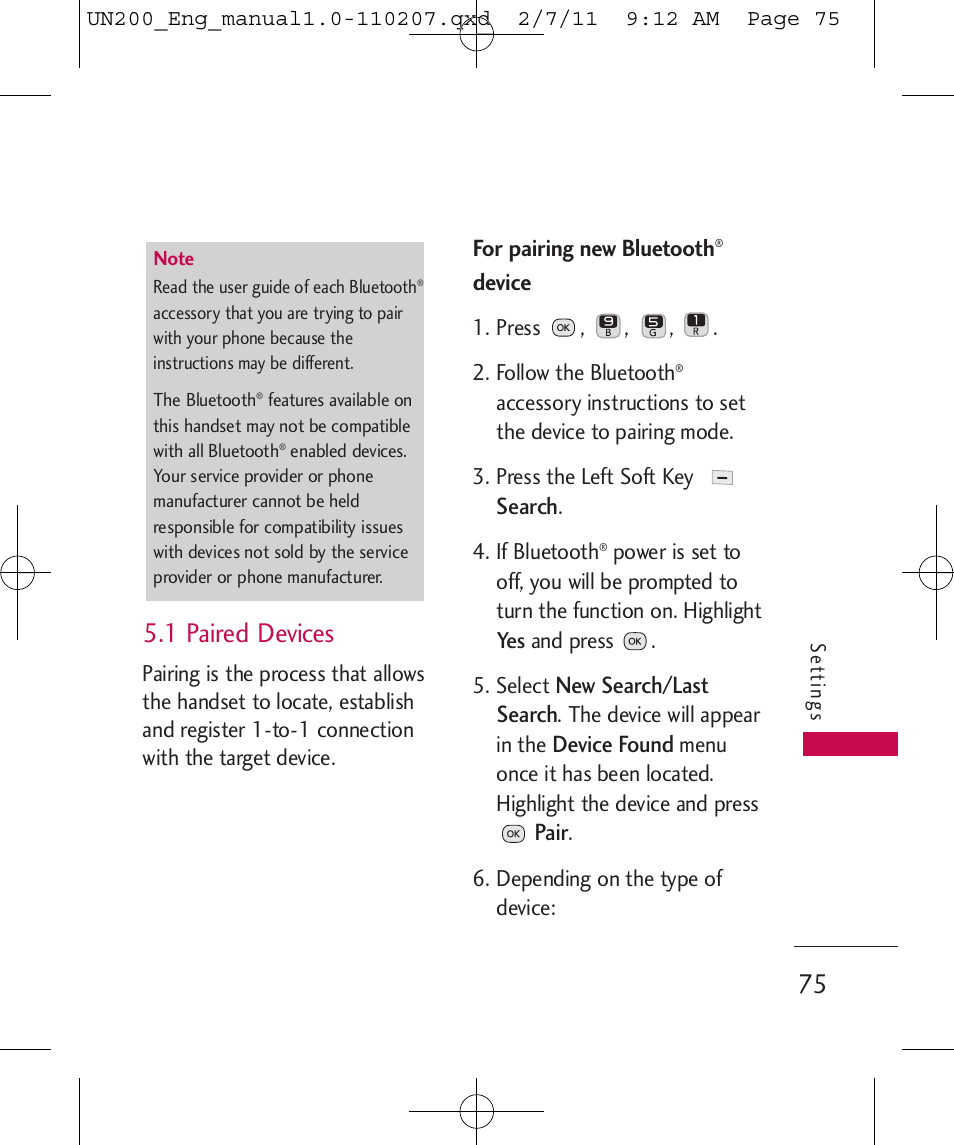1 paired devices | LG UN200 User Manual | Page 75 / 120
