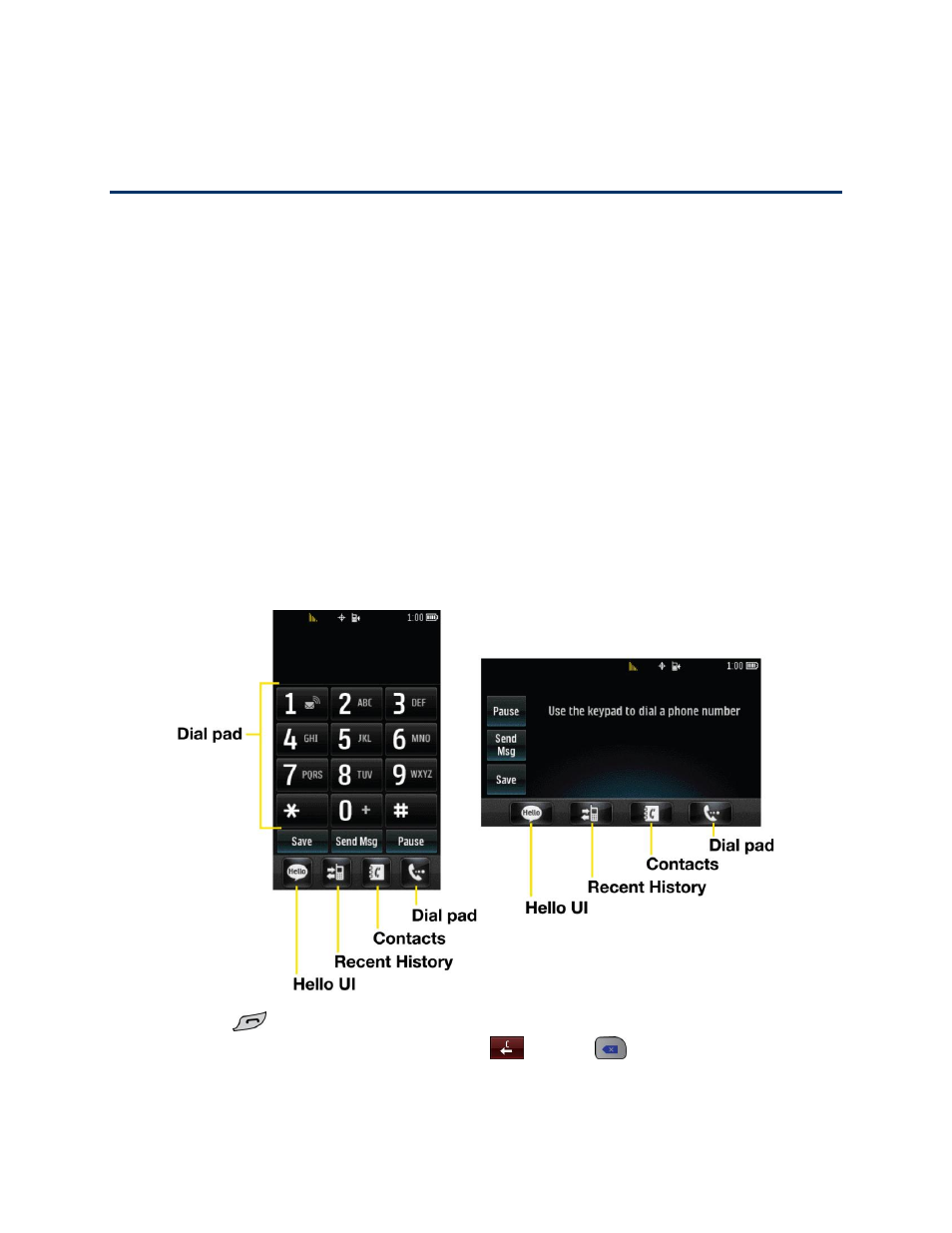 Phone, Make phone calls | LG LN272 User Manual | Page 34 / 124