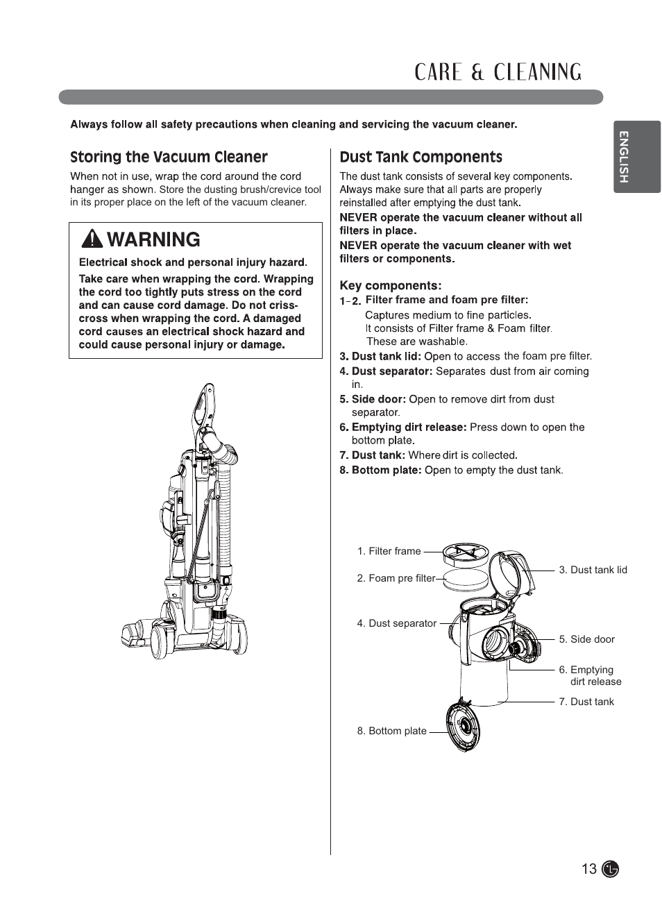 LG LUV250C User Manual | Page 14 / 63