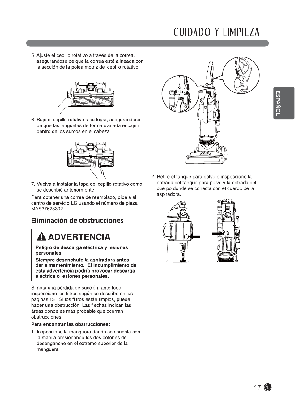 LG LUV250C User Manual | Page 38 / 63