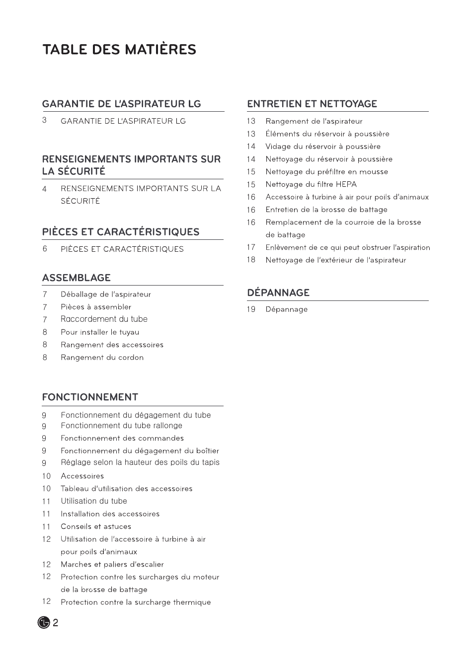 Raccordement du tube | LG LUV250C User Manual | Page 43 / 63