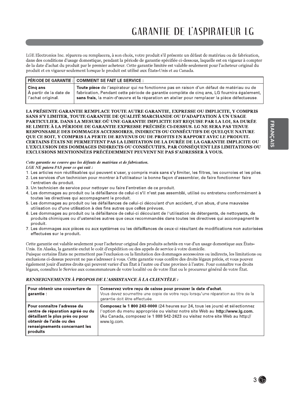 LG LUV250C User Manual | Page 44 / 63