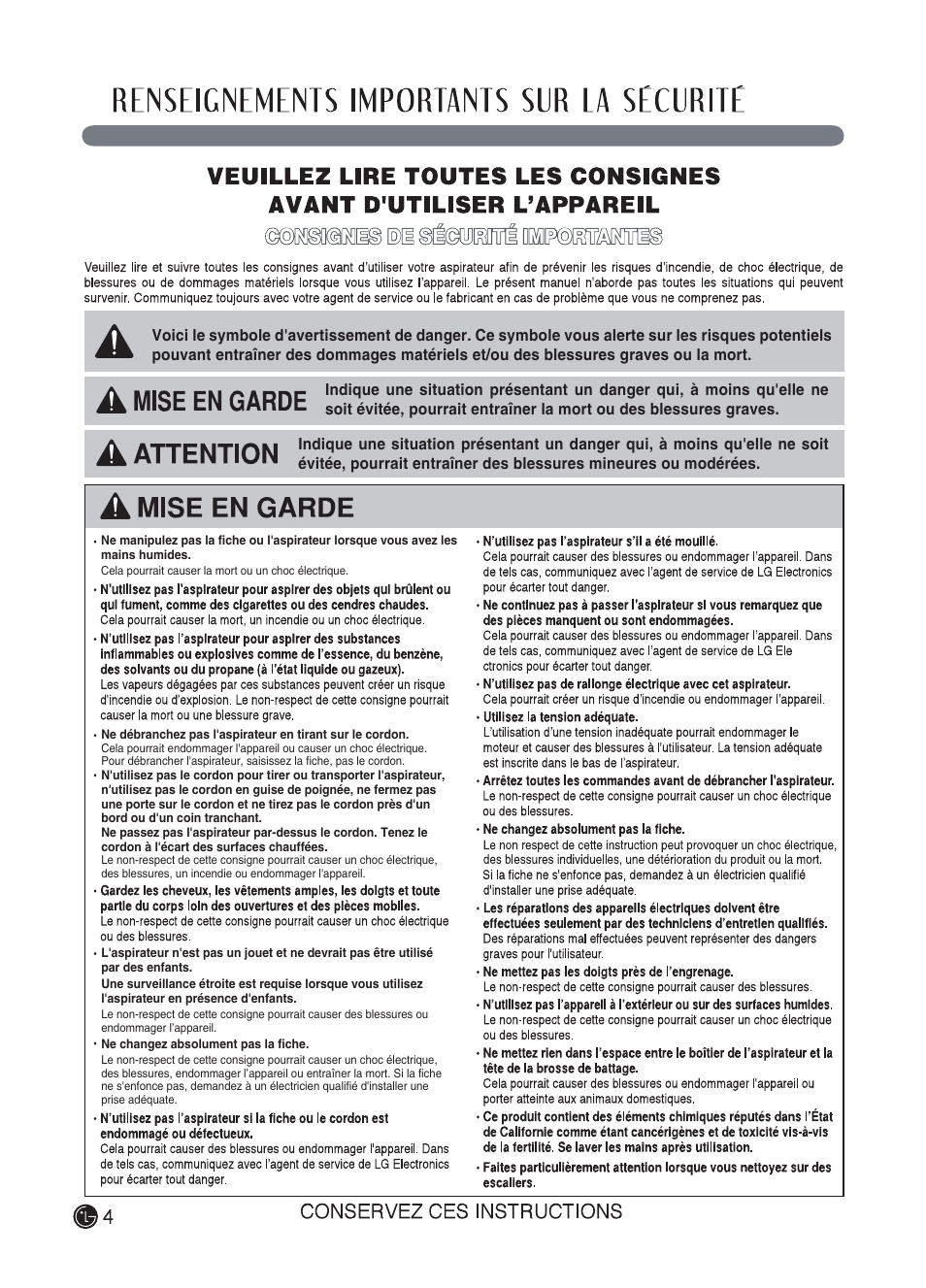 LG LUV250C User Manual | Page 45 / 63
