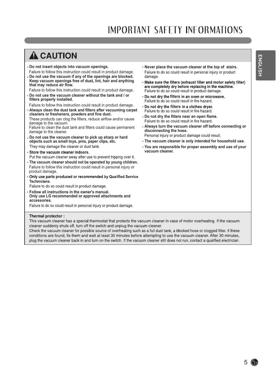 LG LUV250C User Manual | Page 6 / 63