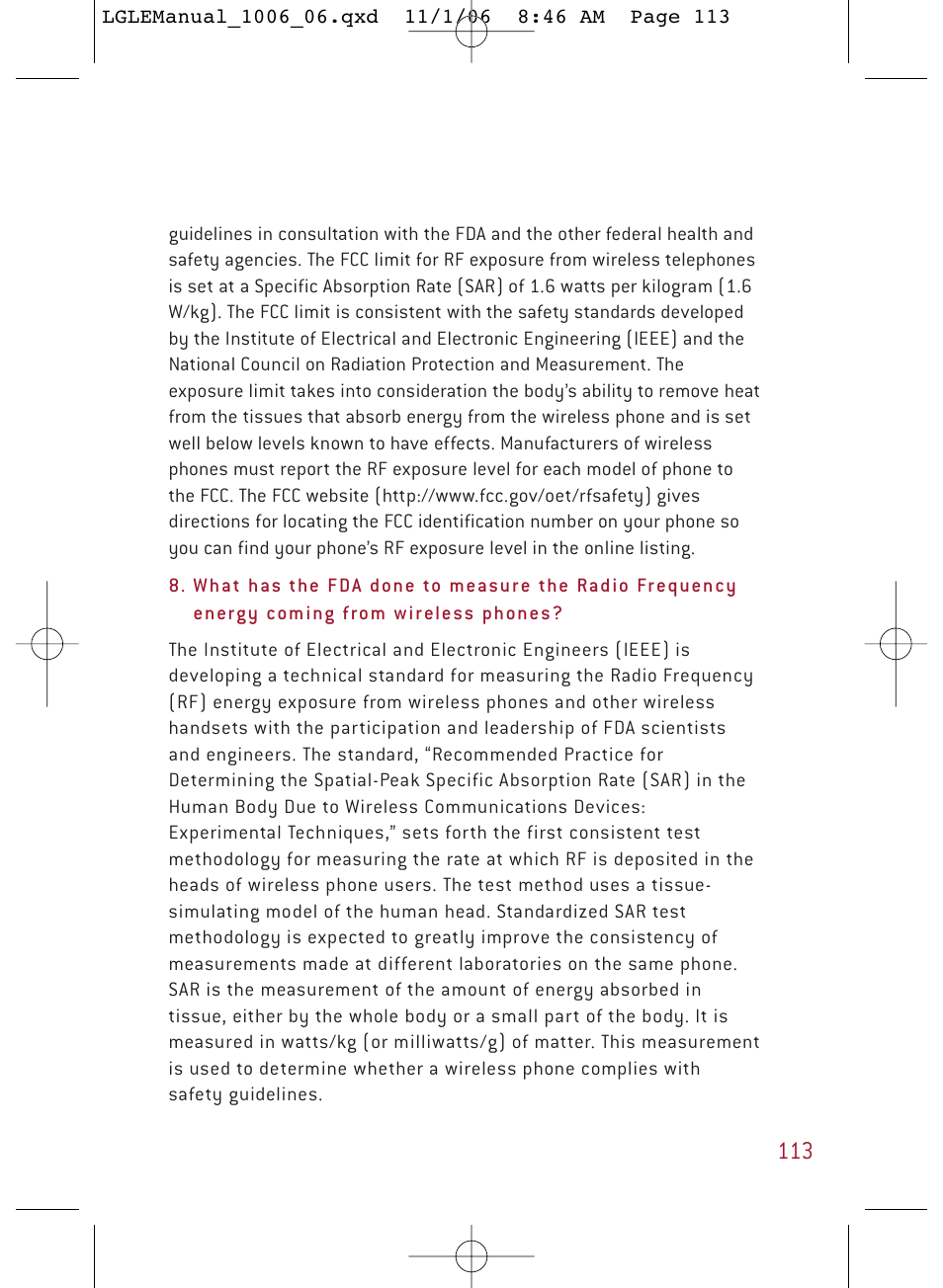 LG DML210 User Manual | Page 113 / 121