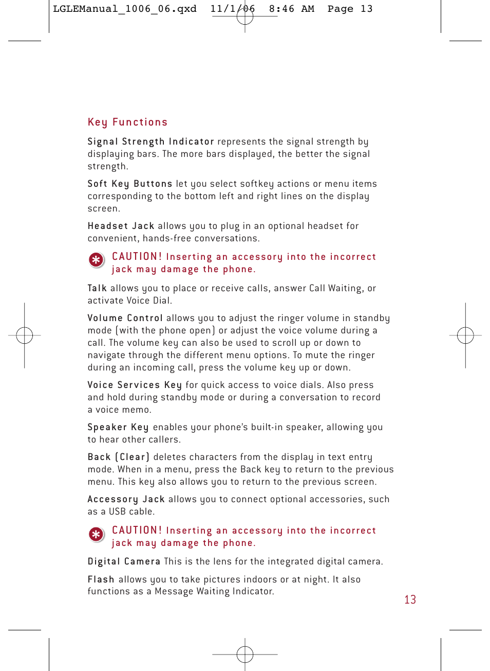 LG DML210 User Manual | Page 13 / 121