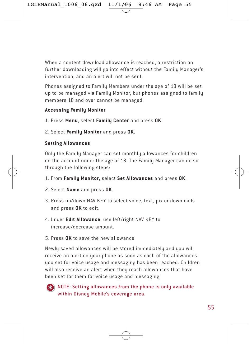 LG DML210 User Manual | Page 55 / 121