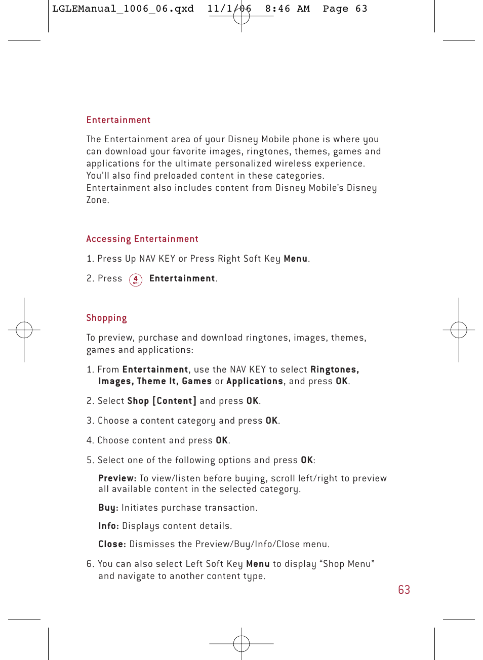 LG DML210 User Manual | Page 63 / 121
