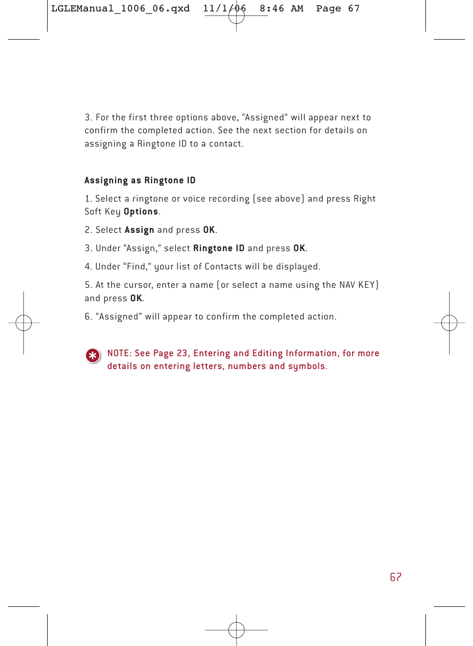 LG DML210 User Manual | Page 67 / 121