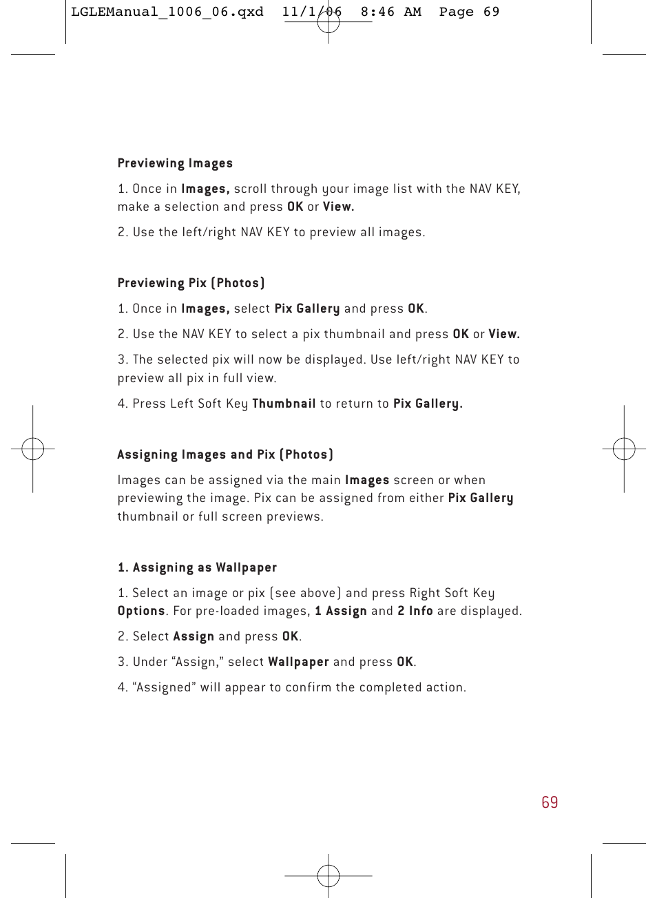 LG DML210 User Manual | Page 69 / 121