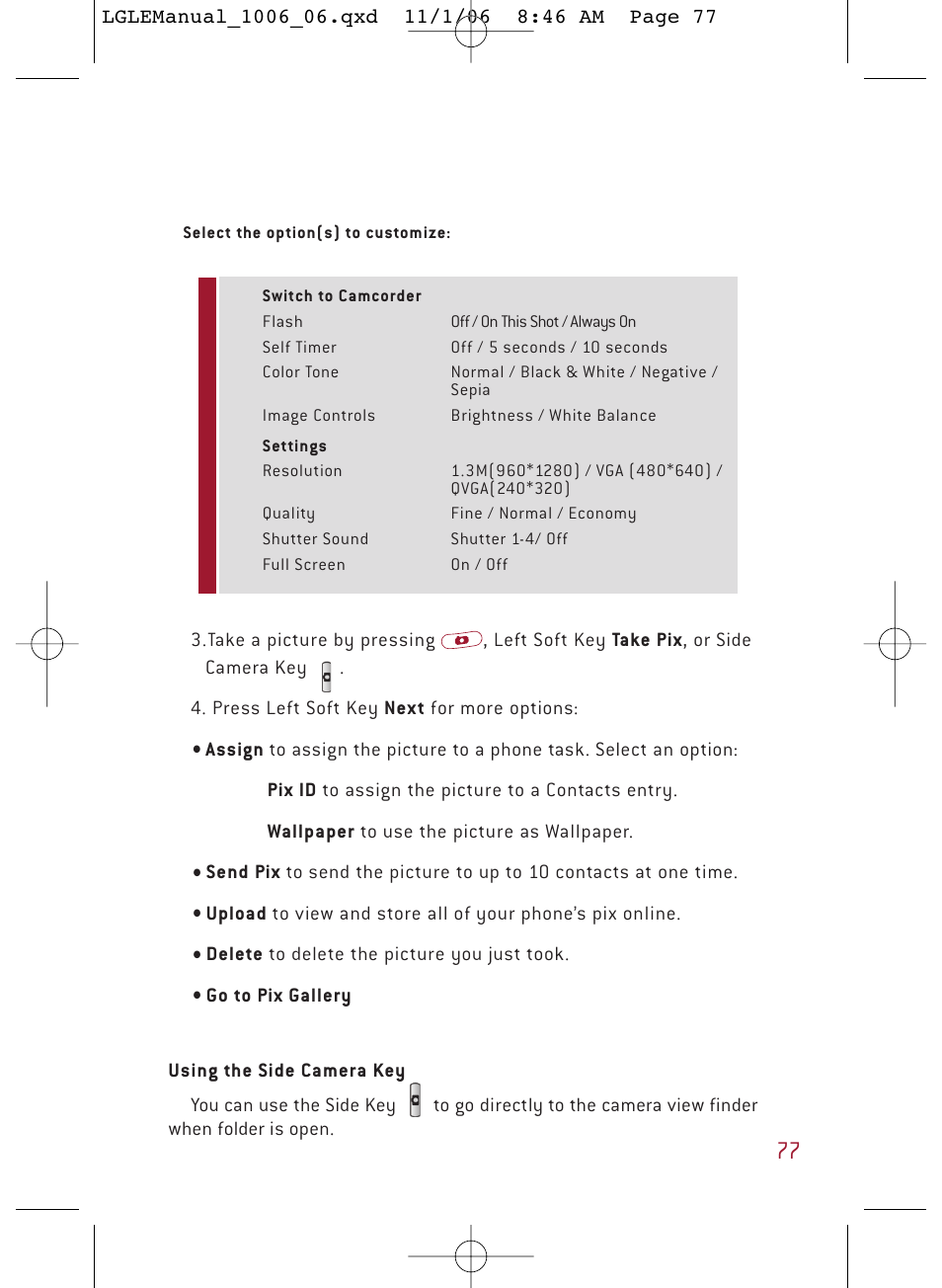 LG DML210 User Manual | Page 77 / 121