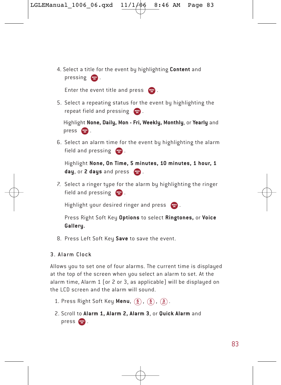 LG DML210 User Manual | Page 83 / 121